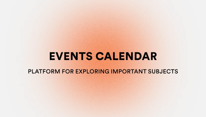 Events calendar