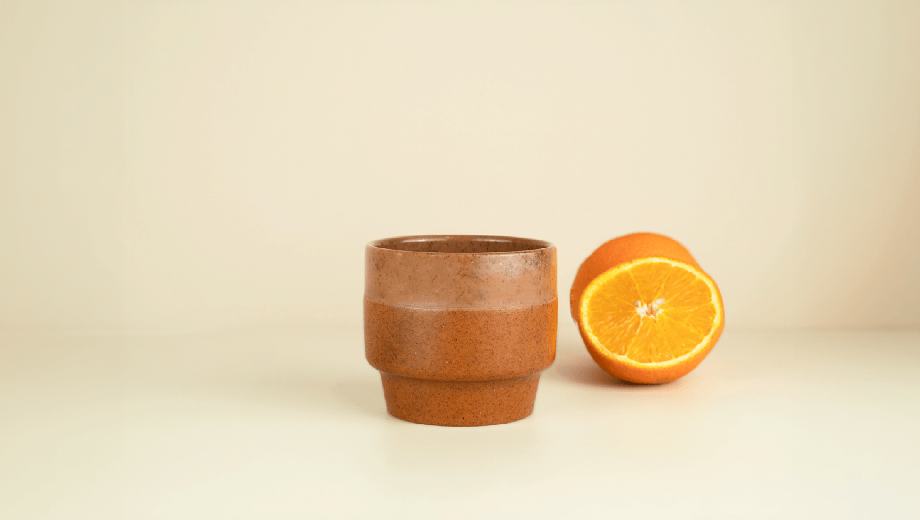 Citrus fruit cup, Repulp, orange