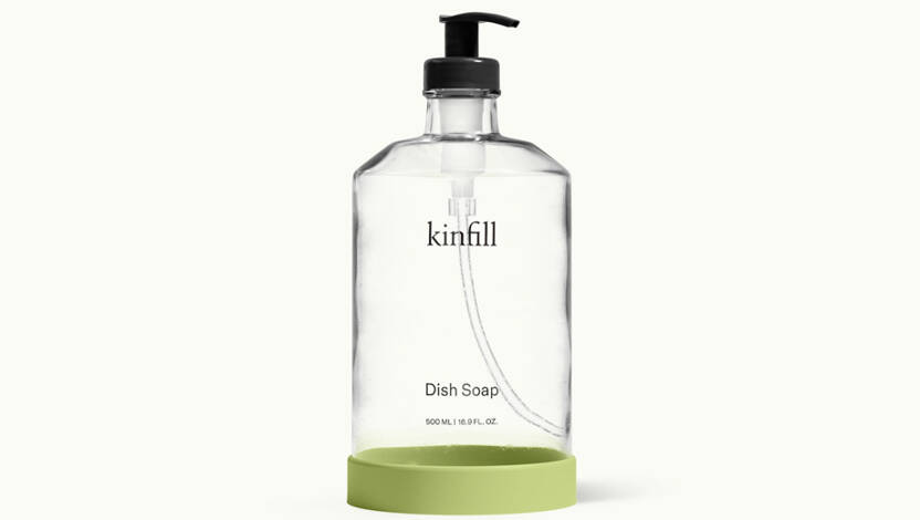 Dish Soap, Kinfill, Lemon & Basil