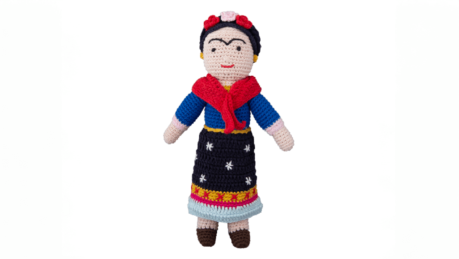 Handmade doll, Global Affairs, Frida Kahlo