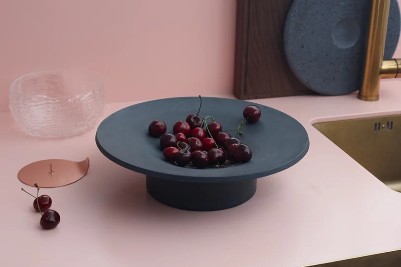 Hefty Disk porcelain platter, tre product