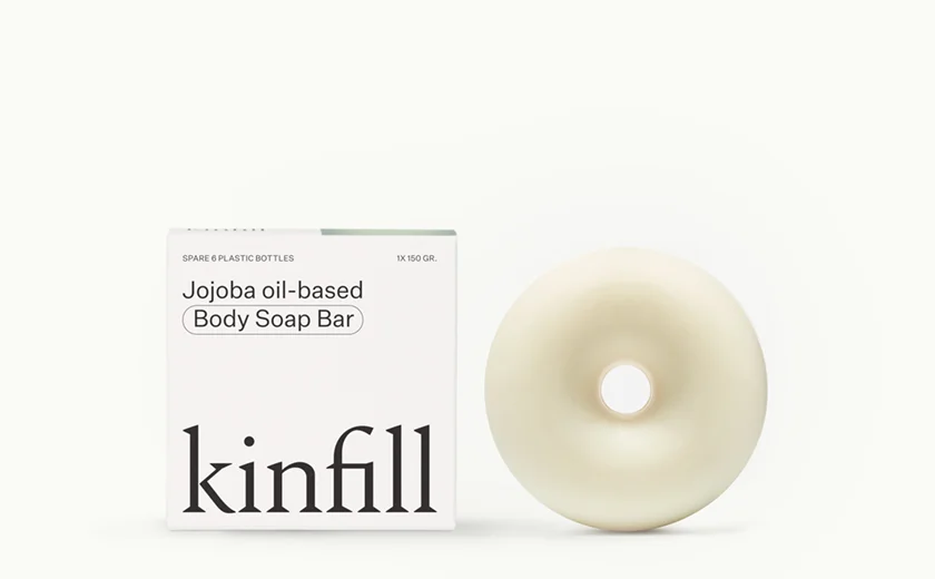 Kinfill vegan body soap, Velvet Verveine