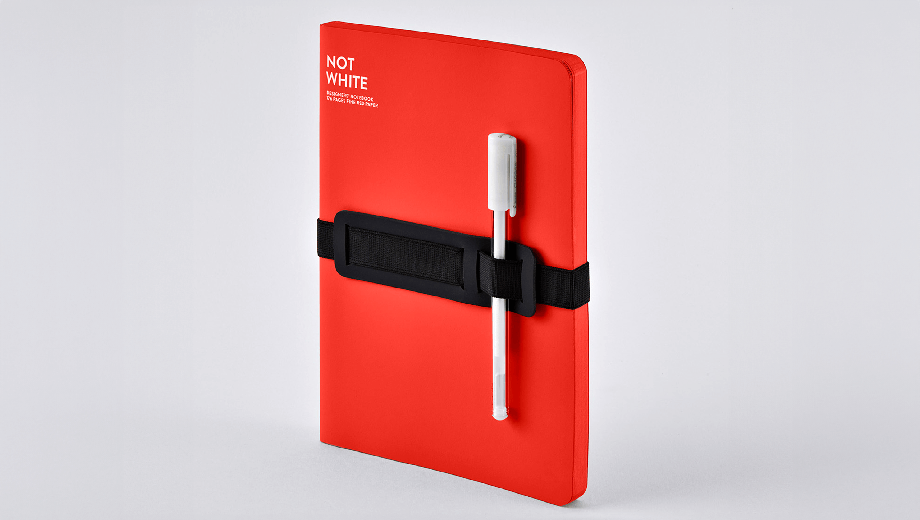 Nuuna Not White L Light notebook, Red