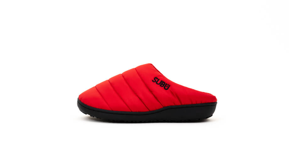 Outdoor slippers Permanent, SUBU, Red