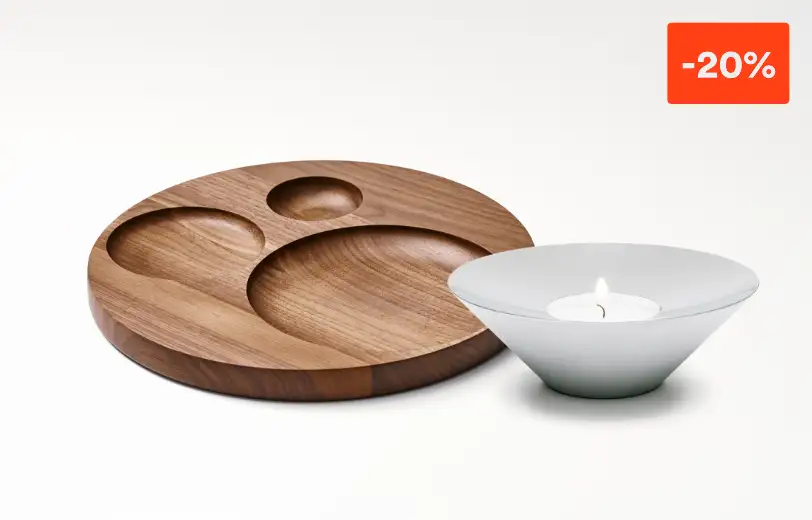 TIMELESS GIFT: Moln Tray + Pond Candle Holder