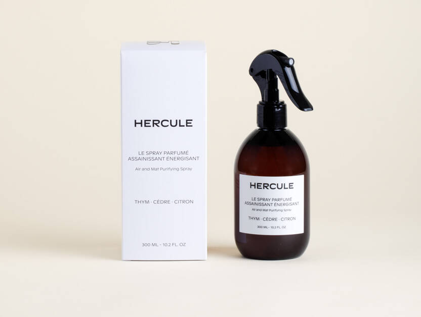 Air and mat cleansing spray, Hercule Studio