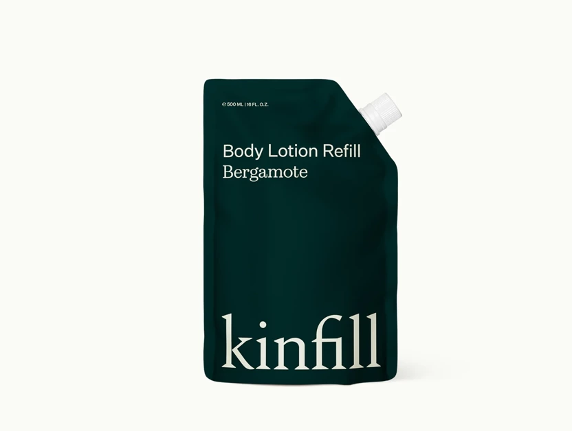 Body lotion Refill, Kinfill, Bergamote