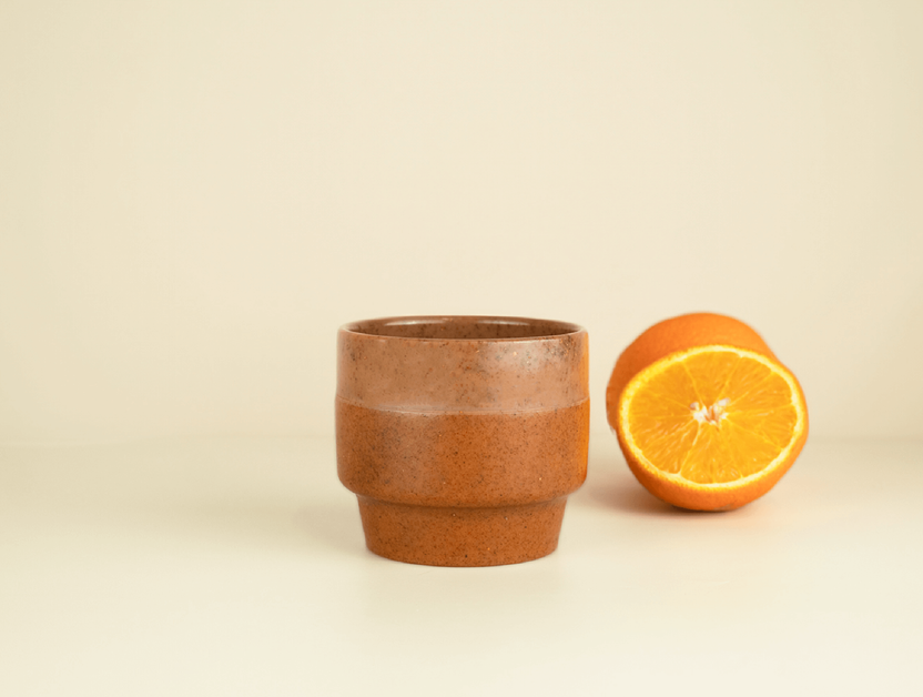 Citrus fruit cup, Repulp, orange