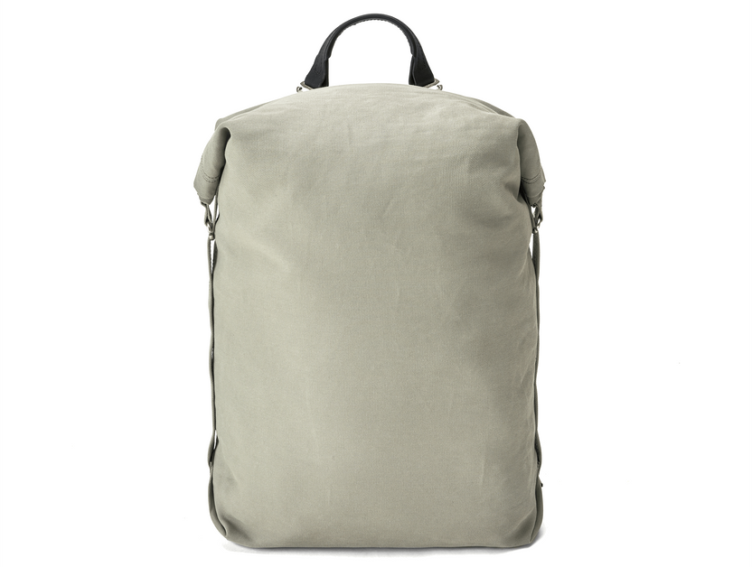 Eco-friendly Roll Pack QWSTION backpack, bananatex® Limestone