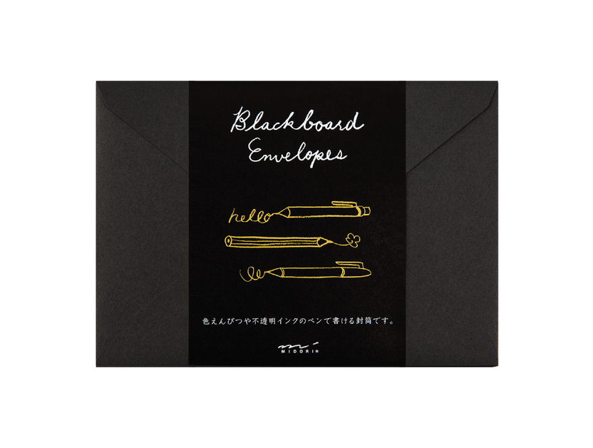 Envelope set Midori, Blackboard