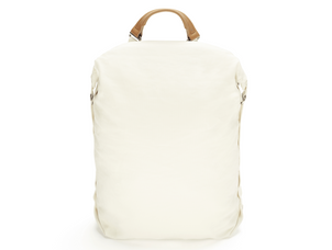 Eco-friendly Roll Pack QWSTION backpack, bananatex® Natural White