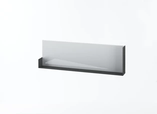 Mood wall mirror, tre product, silver medium