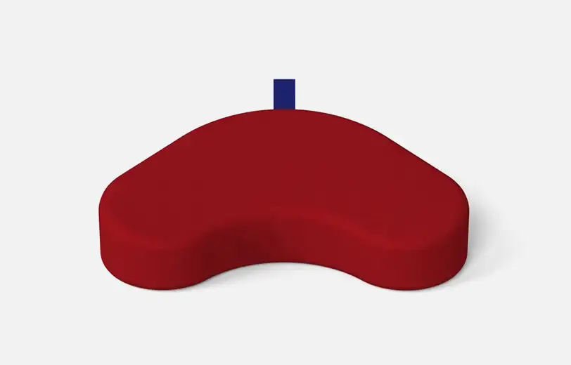 Coussin de méditation Heart, Wise Habit, red