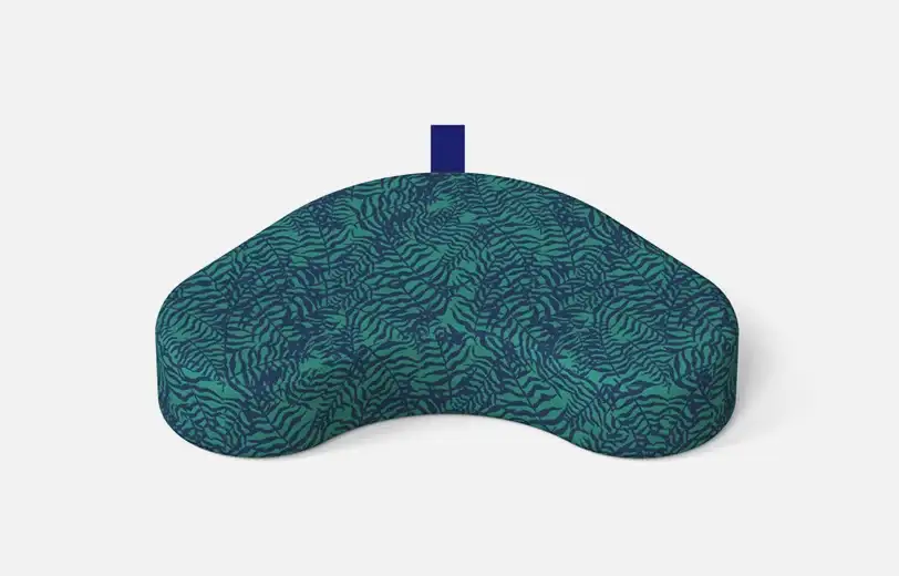 Coussin de méditation Heart, outdoor, Wise Habit, jungle green