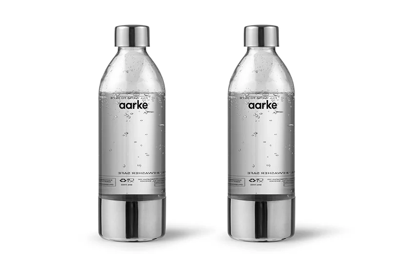 Ensemble de 2 bouteilles PET, Aarke, 650 ml