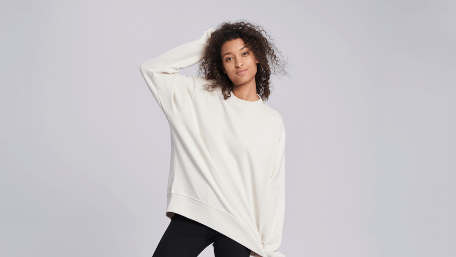 Sweat-shirt en coton bio, Mudita, blanc pour femme