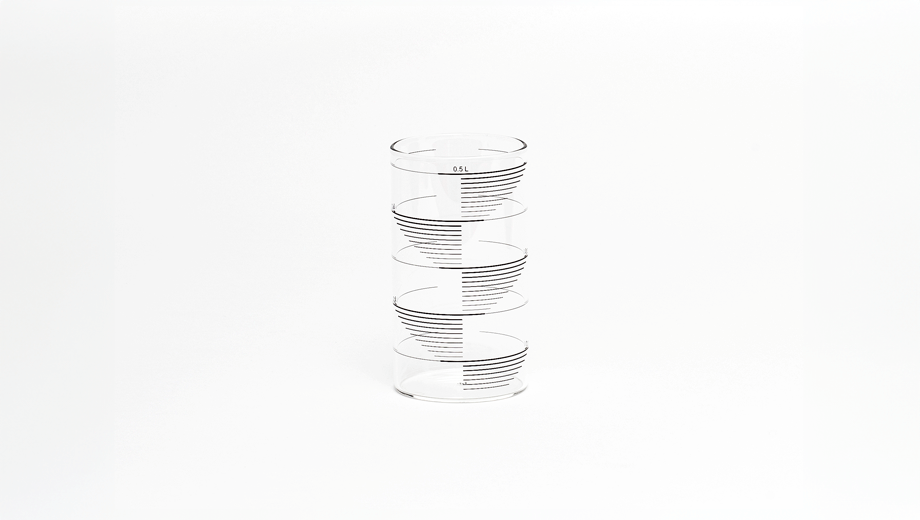 Verres borosilicatés 0.5L Rectangle Stripes, tre product