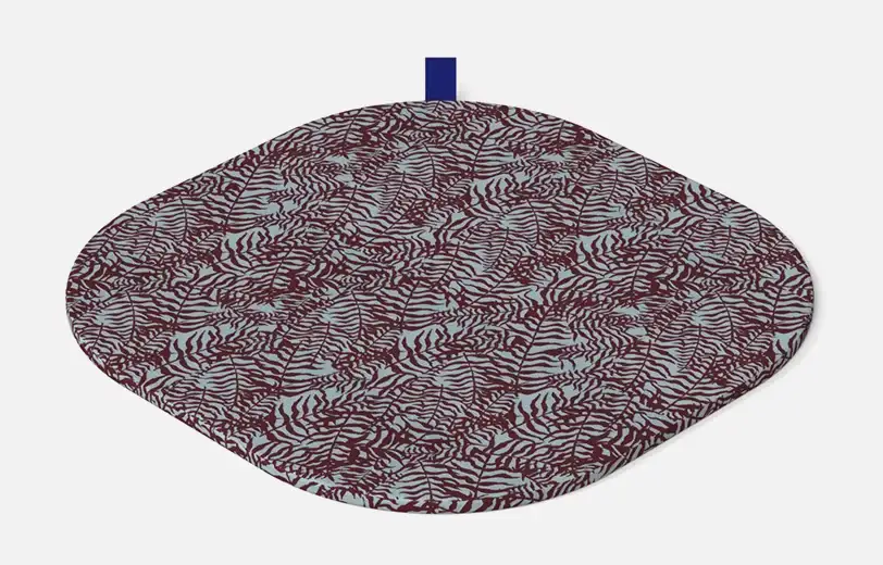 Tapis de méditation, outdoor, Wise Habit, jungle red