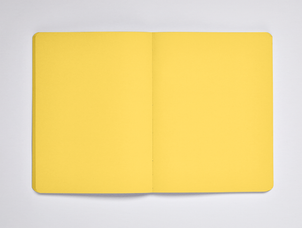 Carnet de notes Nuuna, Not White L Light, jaune