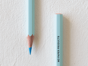 Crayons de couleur Midori, papier MD
