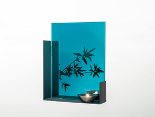 Miroir mural Mood, tre product, turquoise petit