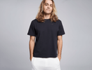 Now organic cotton T-shirt, Mudita, men's, black 