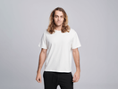 Now organic cotton T-shirt, Mudita, men's, white