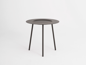 Woodplate Table basse en acier, tre product, petit gris