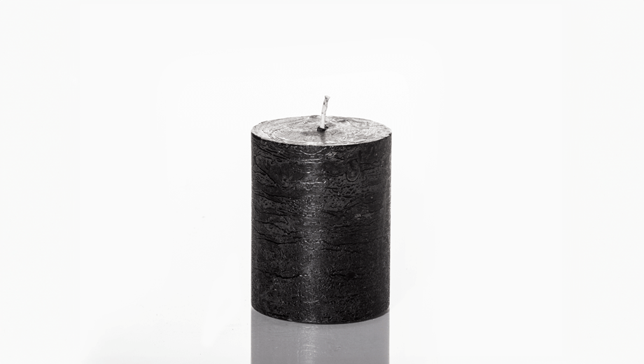 Handgemachte Chamber Kerze, tre produkt, niedrig schwarz und lila