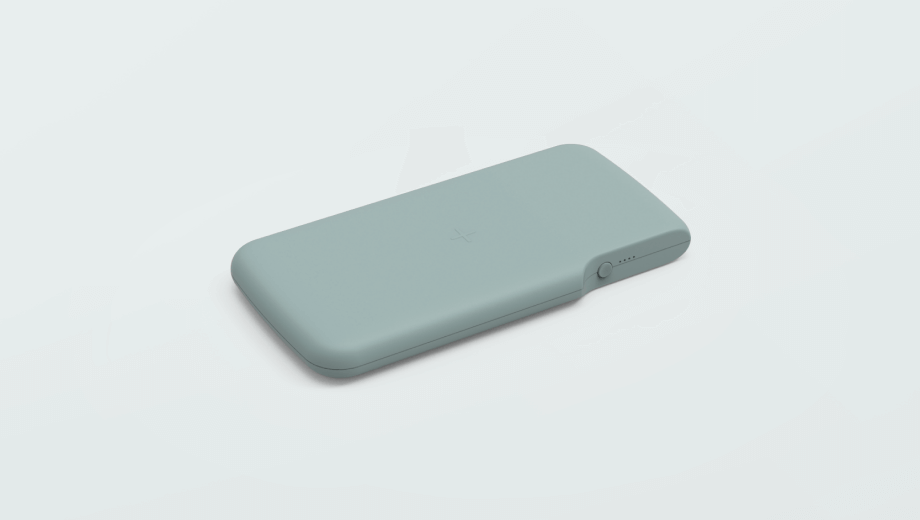 Powerbank mit kabelloser Ladefunktion, Stolp®, Emerald Green