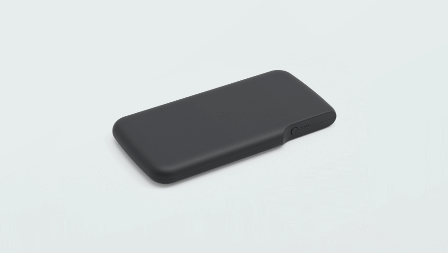 Powerbank mit kabelloser Ladefunktion, Stolp®, Laid Black