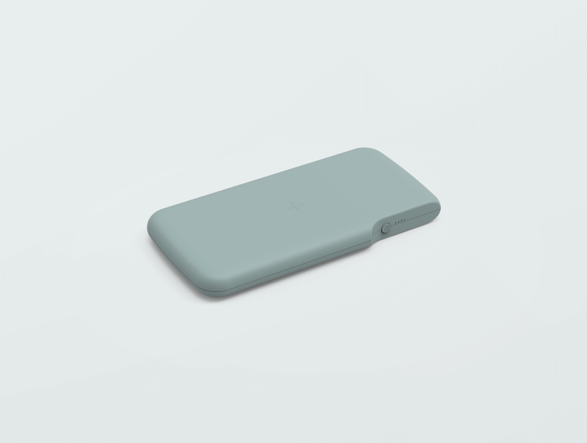 Powerbank mit kabelloser Ladefunktion, Stolp®, Emerald Green