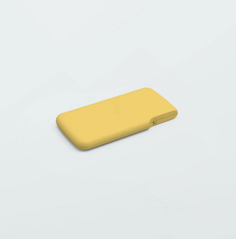 Powerbank mit kabelloser Ladefunktion, Stolp®, Yellow