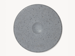 Marmorplatte Moon, tre product, graue Lava