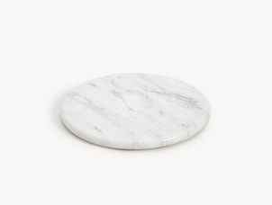 Marmorplatte Moon, tre product, weißer Marmor