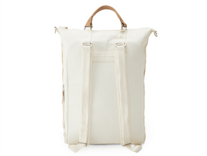 Ökologischer Rucksack Zip Pack QWSTION, bananatex® Naturweiß