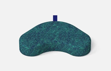 Meditation cushion Heart, outdoor, Wise Habit, jungle green