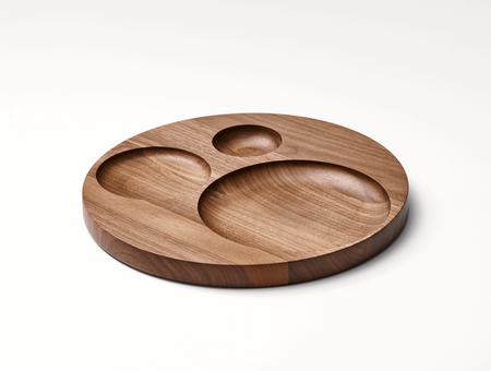 Plateau en bois massif Moln, tre product, grand, noyer américain