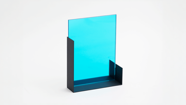 Mood wall mirror, tre product, turquoise small