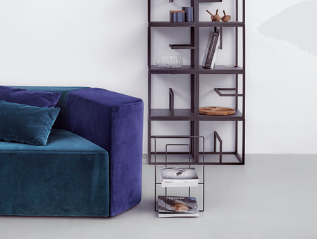 Stojak do przechowywania gazet Rewire Magazine, tre product, średni czarny