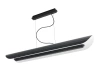 Linear Pendant Lamp Apolin 2, KASPA, black