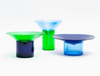 Vovo borosilicate set, tre product, blue-light blue-green