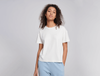 Here T-Shirt aus Bio-Baumwolle, Mudita, Damen, weiß