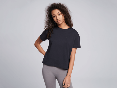 Now Bio-Baumwoll-T-Shirt, Mudita, Damen, schwarz