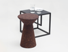 Cork Stool from natural form, tre product, dark