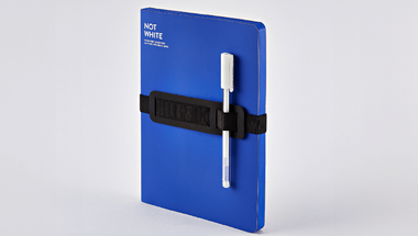 Carnet de notes Nuuna, Not White L Light, bleu