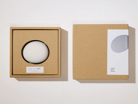 Pottery Stone diffuseur, elemense, modèle 1, blanc