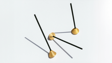 Acorn Brass Incense Holder, elemense