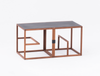 Modular furniture system Text Block Wood, tre product, double set