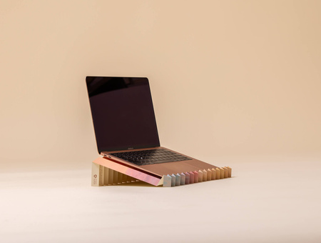 Ökologischer Laptop-Ständer G. Fluss, Sonnenuntergang